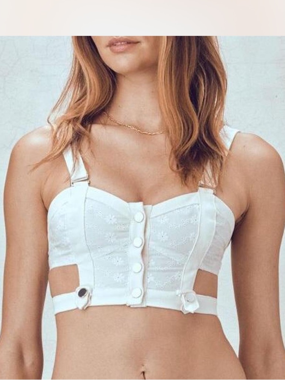 For Love & Lemons Daisy Snap Bustier